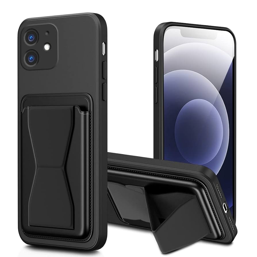 Amazon.co.jp: iPhone 12 ケース カード収納 スタンド付き